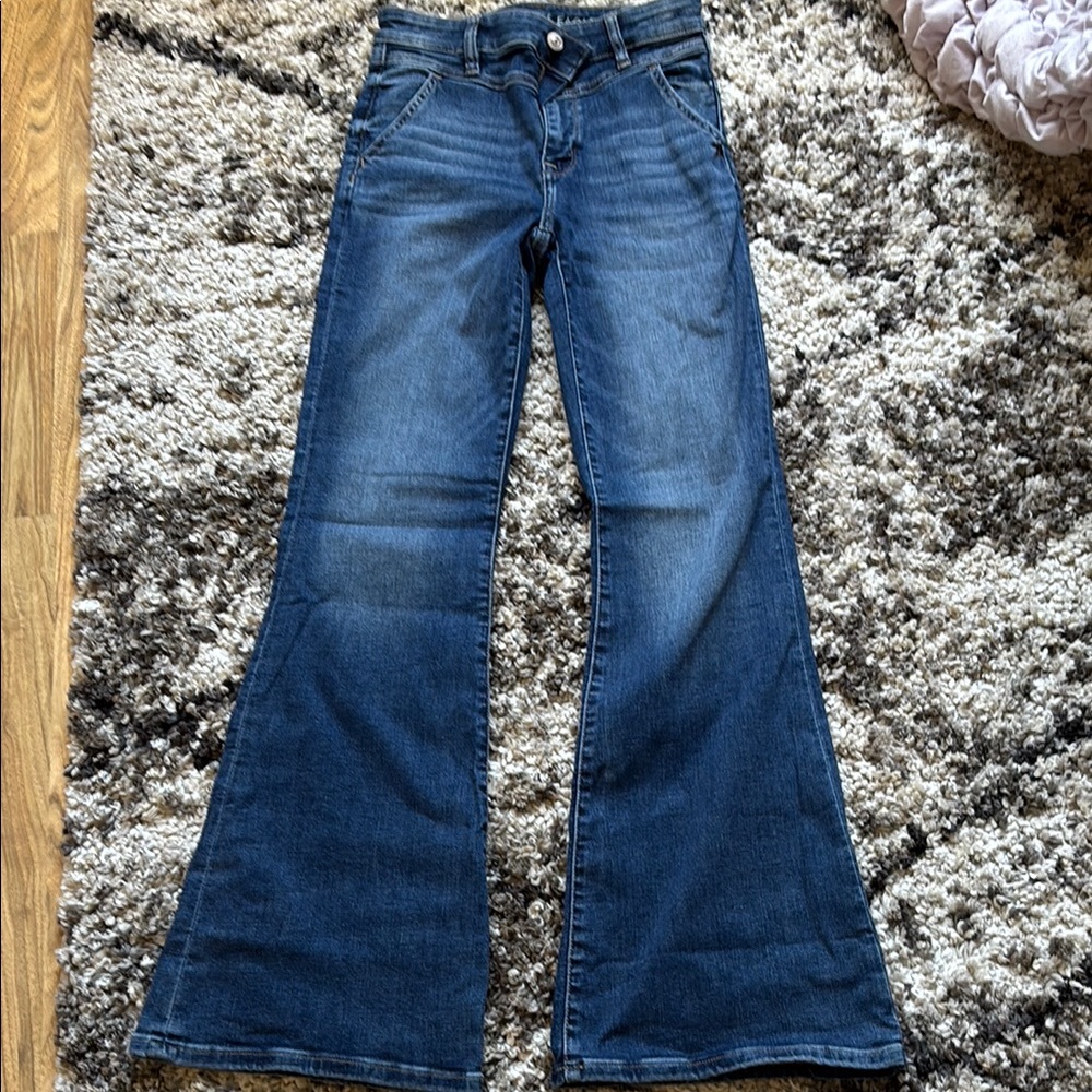 Classic Blue Flared Women's Jeans